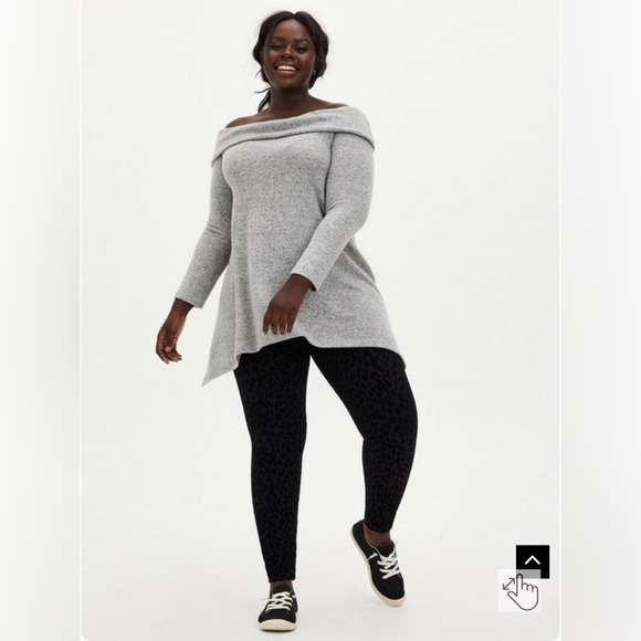 Torrid Pants Pixie Skinny Studio Luxe Ponte High-Rise Flocked Print Pant 3 3X - Picture 8 of 13